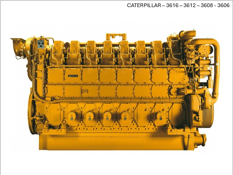 CATERPILLAR – 3620-3616-3612-3608-3606 - Generator Set - Engine - Parts