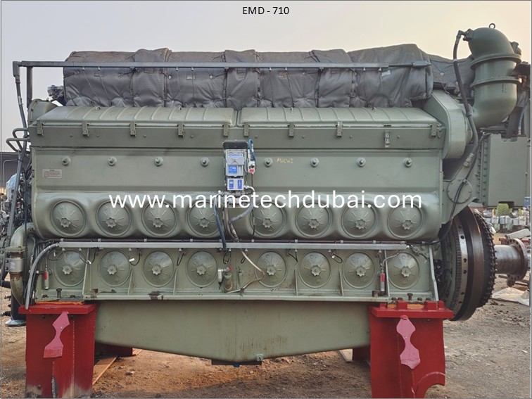 EMD - 710 - DIESEL ENGINE - GENERATOR SET