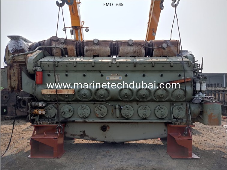EMD - 645 - DIESEL ENGINE - GENERATOR SET